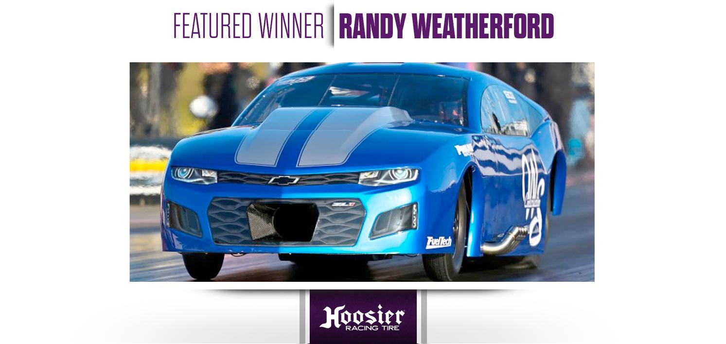 Weatherford Breaks 3.50-second barrier on Hoosiers